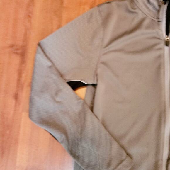 UNDER ARMOUR GRAY/BLACK ZIP FRONT COLORBLOCK JACKET SIZE SMALL - Picture 3 of 6